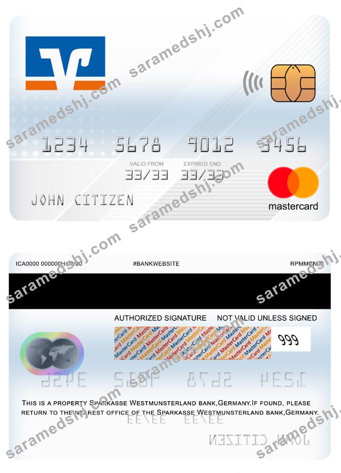 Germany Volksbank mastercard